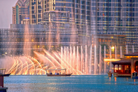 Dubai Burj Khalifa Fountain Show And Lake Ride