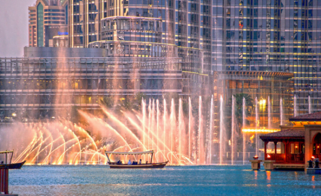 Dubai Burj Khalifa Fountain Show And Lake Ride